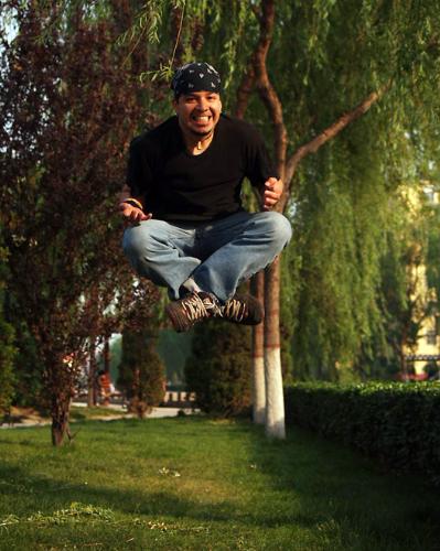Levitation Man -  A man levitating