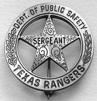 Texas Ranger Badge - One of the many badges of the Texas Rangers