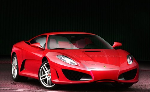 ferrari - a red ferrari