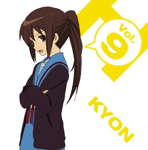 Kyonko - Kyon if he was a chick, not a trap as this is actually a female character as opposed to just plain old Kyon in a dress... which wouldn't be cool at all.