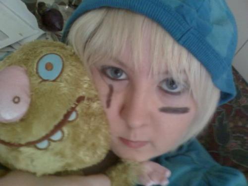 Leonardo - Me and Leonardo. Isn't he the cutest? He better be...he costs like...$30