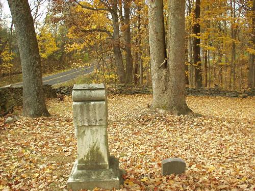 Bible Tombstone - One of my favorite semi-rare headstone types. This one features an open book, and is the same one featured in my 'nightvision' shot. Great autumn day for this pic at a classic old, stone-walled, cemetery.