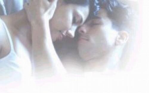 Intimacy - A couple being romantically intimate...