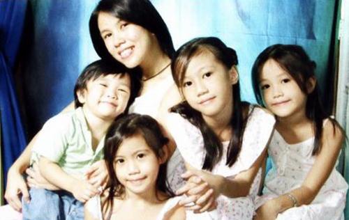 family - me and my kids