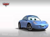 Sally Carrera - This is a picture of Sally, a character from the Disney Pixar film Cars. Bonnie Hunt is the voice of Sally for this movie.