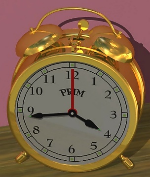 Alarm clock - Can you guarantee that you'll wake up on time for school/college/work without setting your alarm? I can't!