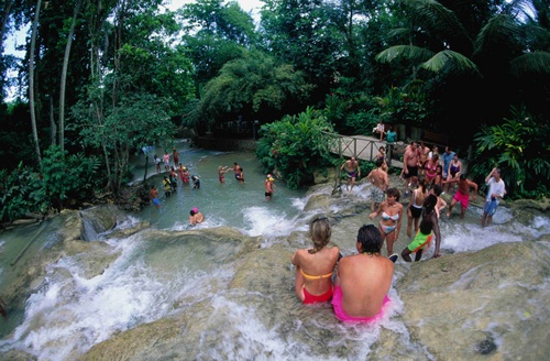 Dunns River Falls Jamaica - One of our premier tourist attraction.