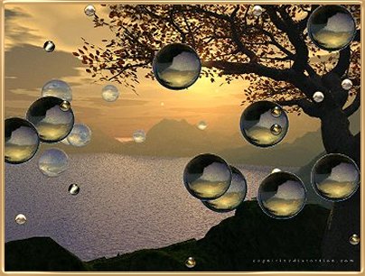 Do you dream of big bubbles? - An example of a weird dream? Have you ever dreamt that you were swallowed by a big bubble and floated around the place?