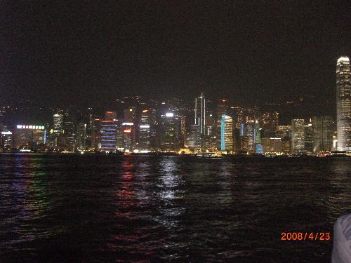 night of Hong Kong - It is the night of Victoria harbour in Hong Kong.
