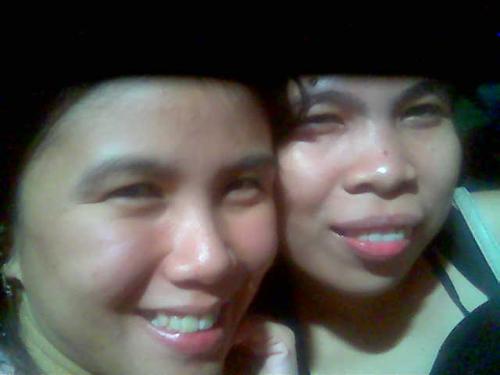 me and connie - me and my friend connie. this shot was taken at a bar...