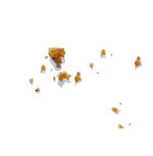 Crumbs - The mess left behind by my husband