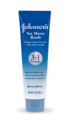 Diaper Rash Cream - This is a picture of a tube of Johnson's brand diaper rash cream.