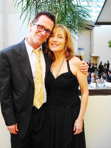 My Husband David and me. - We were at the Kodak Theater in Hollywood, for the Creative arts award ceremony in 2007