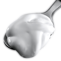 spoon full of mayo - mmm.