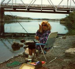 When the Going gets Tough, the Tough go Fishing.. - The Snake River, Idaho and my favorite Fishing Spot where I would spend Weekends, with or without Friends and Cat Fish. Not so much about the fishing, it's that sitting by a Body of Water and Mother Nature surrounds you, the Sounds of Water, Wildlife, and no matter what, it just didn't matter out there. Just a few Feet from me, a Rancher would let his Horses play in the Water and it was incredible to watch these large Animals play like Kids, splashing Water on each other, the Water churning and flying as they shook their Manes. I often wish I had a Camera at the time, but Fishing Rules was as no Cell Phones, as little as Modern Technology as possible.