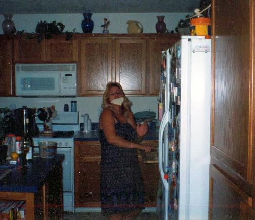 When cutting Onions, does Bread really work to sto - Yes, but not if your Friends are trying to make you laugh and the Bread keeps falling from your Mouth. Just having a Barbeque with Friends in Eagle, Idaho and it would be one of the last times before Life would change forever. This Picture reminds me how little we know and at how precious those good Times are and although, I try not to tell others how to do things, but if you happen to look here, I just ask you to live well, and do not let a Day go by where you don't thank God for what you have. Hug those Babies and tell your Partner how much they mean to you. But if you are surrounded by ones that make you feel bad, get away from them, if it is their Nature it will end badly.
