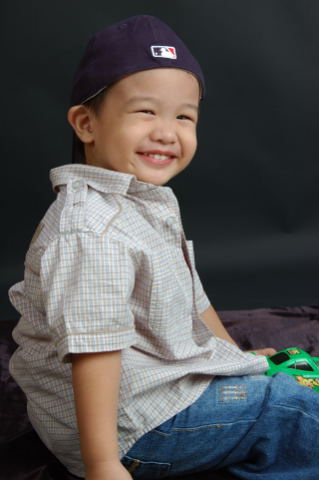 my son - here's the picture of my eldest son...he's two years old.