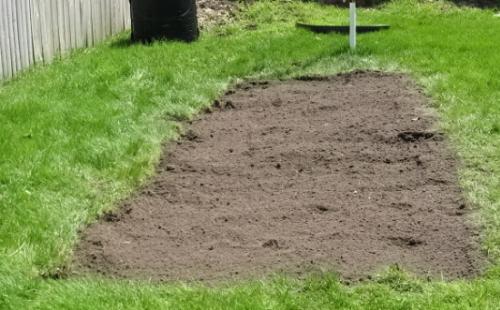 ready for veggies - It's partially ready for some vegetables to be planted