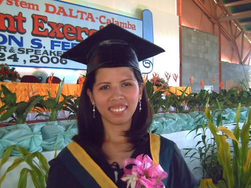 graduation - well this was one of the happiest day in my life..whew i have finished college!! good grief i didn't thought that i will make it..there was so many pressures and problems that time..but because of my parents support.here i am now.. i have graduated Nursing!!! wow..n_n