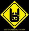 Music - Rock on sign.