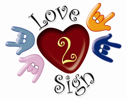 American Sign Language - Love to sign picture