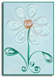 Quilled flower - flower