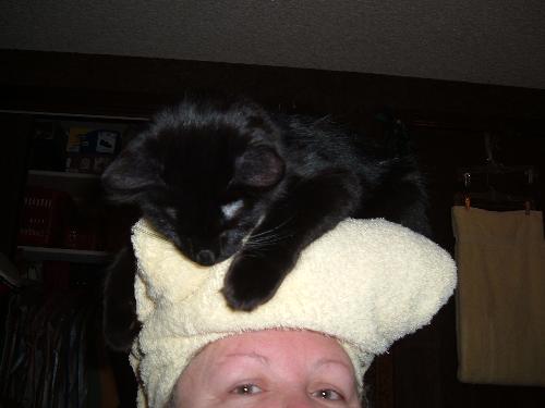 Me and Bubba - Bubba on my head