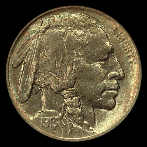 Buffalo Nickel Obverse - Buffalo Nickel, a united states coin featuring the art of James Fraiser.