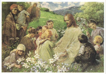 Jesus Playing with Children - On the basis of this picture, I have written a story titled ' World of Little Gods' which can be downloaded from www.rajastories.blogspot.com