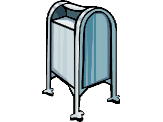 Mailbox - For people to sent letters in.