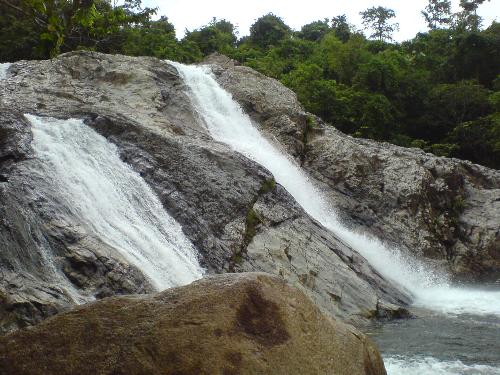 Bekelah Waterfall, Pahang, Malaysia - Bekelah Waterfall with 7 level of waterfall. In the picture, it only 1st level.