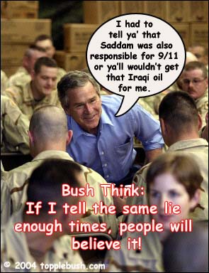 Bush is an idiot! - I really don&#039;t like W Bush, and this was the quickest photo I could find. Just another one of his lies....