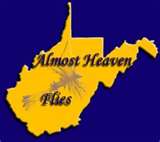 Almost Heaven, West Virginia - State with Logo