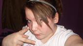 megen - my daughter megen who looks more like her mom everyday.