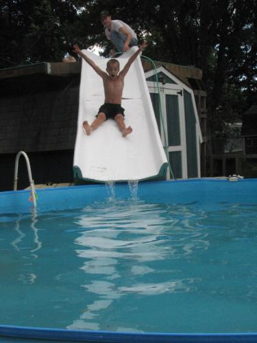 Waterslide - My hubbys waterslide.