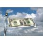 Flying the dollar bill - Dollar bill being flown as a flag!! Flying the dollar bill - Dollar bill being flown as a flag!!