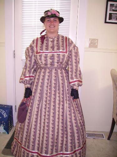 1860's dress - my dress i have to wear while working at the museum