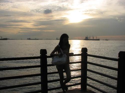 sunset - sunset view, taken in singapore.