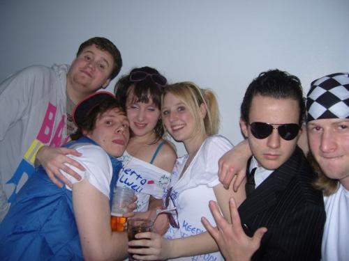 me - me and people from my halls on ghetto nite
