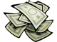 Money Stack - Many bills in a stack.