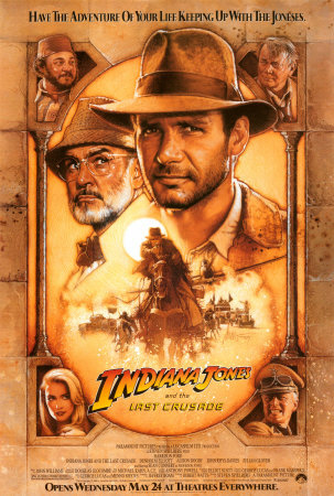 Indiana Jones - Indiana Jones and the Last Crusade film poster.