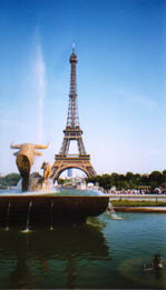 Eiffel Tower - A famous historical monument in Paris,France.