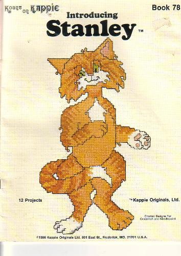 Cross stitch Cat - Cross stitch ginger cat