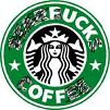 Starbucks - starbucks logo with f off