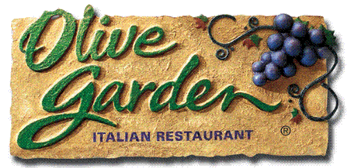 Olive Garden - They have good food and great service. :)