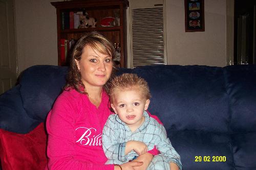 me - me and baby ashton 2 years old