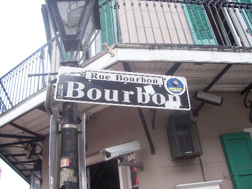 Bourbon street - Bourbon Street sign