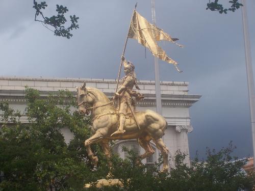 Joan of Arc - statue in the french quarter