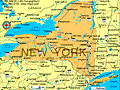 New York Map - Sow's all the cities in New York.