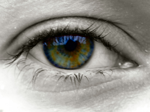 My eye - It's just a picture of my eye on which I changed the colors a bit.